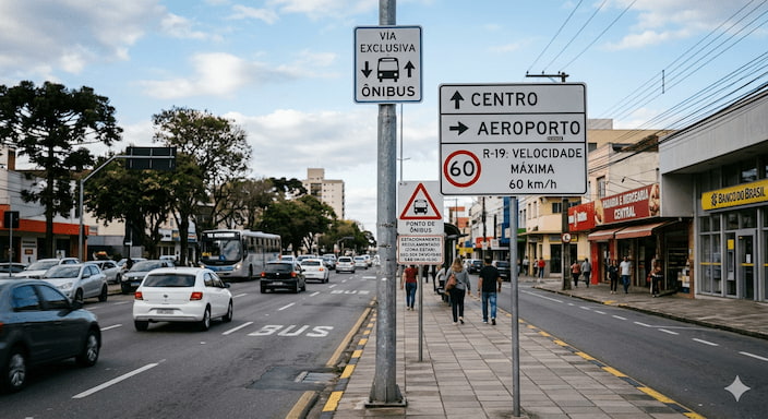 Placas de sinalização de trânsito em São Paulo: onde comprar