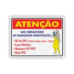 Placas para Segurança do Trabalho