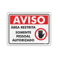 Placas para Segurança do Trabalho