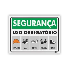 Placas para Segurança do Trabalho