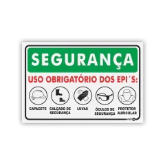 Placas para Segurança do Trabalho