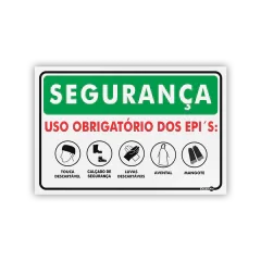 Placas para Segurança do Trabalho